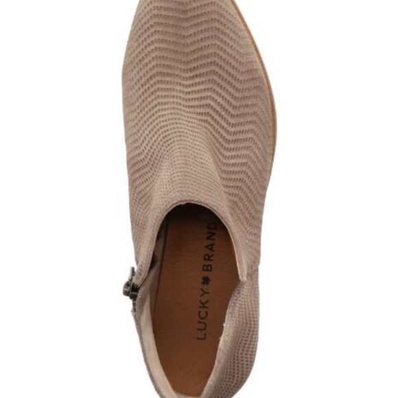 🍀NEW Lucky🍀Brand Pickla Booties Taupe - Picture 7 of 15